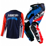 motokrossi k&auml;igukomplekt lastele 4 5 6 7 8 9 10 11 12 13 aastat Noor laps Mootorrattapoiss t&uuml;druk Jersey Pant Kits v&otilde;istluskost&uuml;&uuml;m Off-road Enduro MX MTB L-24