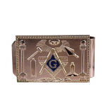Masonic Metal Money Clip Fashion Lihtne kuldne h&otilde;bedollari rahaklambrihoidjaga rahakott meestele kuld