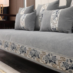 Kvaliteetne klassikaline paks &scaron;enill diivanir&auml;tik Moodne pehme libisemisvastane sektsioondiivani kate Luksuslikud &uuml;hev&auml;rvilised diivanikatted 70x70