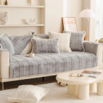 Thicken Rabbit Plush diivani katter&auml;tik Universaalne libisemiskindel diivanmatt Talvise soe diivanikatted Diivanipadi elutuppa kodu 70x70 A