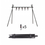 Shine Trip v&auml;lik&auml;mpingu rippriiuliga kokkupandav statiiv, konksuga kokkupandav k&ouml;&ouml;gin&otilde;uga pannilatern, kaasaskantav riputusalus