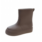 Uued naiste s&auml;&auml;re keskosa veekindlad libisemisvastased kummikingad libisemis- ja kulumiskindlad &otilde;uep&uuml;&uuml;gi vihmasaapad suurus 36-41 36-37 pruun