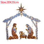 J&otilde;ulukaunistused Valgustatud j&otilde;ulus&otilde;im j&otilde;ulukomplekt P&uuml;had j&otilde;ulukaunistused v&auml;liveranda aiakaunistuseks One Size