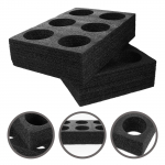 2 tk Joogitassi kinnitus Joogid Espresso fikseeriv hoidik V&auml;lisaluse kandik Mugav kohvikandja Piimatee must