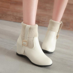 K&otilde;rgust suurendavad daami poolsaapad naiste kevad- ja s&uuml;gissaapad naiste talvesaapad pluss samet lumesaapad naiste puuvillased kingad 34