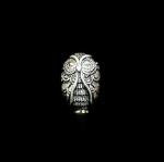 Antique Owl Stick Unisex Cane Carved Owl Handle with 2 Fold Black Wooden Stick Easy to Hold Comfortable Grip Wooden Walking Cane