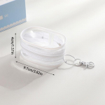 Ehete organiseerija l&auml;bipaistev hoiukarp k&otilde;rvaklappide kott M&uuml;ndikott Armas nukkott tolmukindel &uuml;mbris v&otilde;tmehoidjaga as the picture