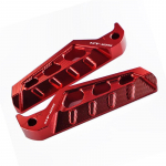 Yamaha MT-125 MT125 MT 125 2015-2025 jaoks mootorratta tarvikud CNC taga s&otilde;itja jalatugi jalatoe pulgad tagumised pedaalid libisemisvastased punane