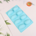 8 munakujuline lihav&otilde;ttemuna silikoonist k&uuml;psetusvormi kondiitritooted &scaron;okolaadivormi puding j&auml;&auml;kandik vorm lihav&otilde;ttep&uuml;hade isetehtud seebivorm k&auml;sit&ouml;&ouml; kingitused