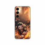 Coque Samsung Galaxy S24 FE Demon Slayer Nezuko 3D art anime Manga copie Maniacase