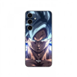 Coque Samsung Galaxy S25 Dragon Ball Z GOKU Ultra instinct face &eacute;nerv&eacute; Maniacase
