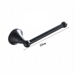 Harjatud Must Vannitoatarvikud Messing Keraamiline Seebitopsihoidja Tualetihari Paberi Riiul R&auml;tikuhoidja Riiul Vannitoa Tarvikute Komplekt