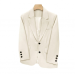 Naiste vabaaja bleiser kaelarihm Sring s&uuml;gisjope kontoris Lady Vintage vaba &uuml;likond igap&auml;evaseks kandmiseks &auml;ritegevuseks vaba aja veetmiseks M beež