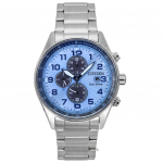 Citizen Eco-Drive Chronographi piiratud v&auml;ljalaskega roostevabast terasest sinine numbrilaud CA0770-72M 100M meeste k&auml;ekell