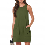 Naiste vabaaja varrukateta p&auml;iksekleit taskutega, l&uuml;hike paakkleit suveks rannapuhkuseks L