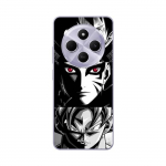 Coque Xiaomi Redmi 14C Sangoku Naruto Luffy one piece Dragon Ball Z fond noir et blanc, anime manga Maniacase