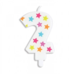 Bougie d'anniversaire num&eacute;ro 2
