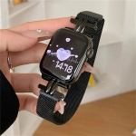 Leopard Print naiste rihm iWatchi jaoks 46 mm 38 mm 42 mm 41 mm Apple Watchi seeria jaoks 10 9 8 Ultra 2 49 mm SE 7 6 40 mm 44 mm 45 mm roostevabast terasest k&auml;ev&otilde;ru Series10 46MM