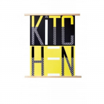 Support affiche en bois - Art&eacute;mio - 44 cm - Aimant&eacute; - Int&eacute;rieur - Classique beež