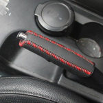 Auto k&auml;ikude k&auml;sipiduri kate PU nahk k&auml;igukangi katte kate K&auml;sipiduri kate K&auml;sipiduri kate Libisemisvastane automaatne seisupidur Plain weave red