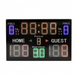 Elektrooniline tabloo 15-kohaline LED-ekraan Mitmespordiline kaasaskantav tablo Punktiarvestaja spordisaalidele