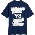 adidas x Y-3 U GFX L&uuml;hikeste varrukatega T-s&auml;rk Tume sinine Unisex Streetwear JM7816 M white