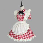 Jaapani Armas Stiil Lolita Neiu Kleit Seksikas Cosplay Neiuvormi Kleit Must ja Punane Pluss Suurus S punane