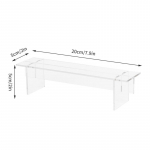 1-5-astmeline redeliga akr&uuml;&uuml;list vitriin, l&auml;bipaistev k&uuml;&uuml;nelaki vitriin, parf&uuml;&uuml;mide nukuhoidja, koogikeste lauaarvuti hoiukorraldaja