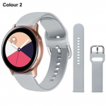 20 mm 22 mm silikoonrihm Samsung Galaxy Watch Active 2 kella 3 jaoks 45 mm 42 mm Gear S3 kellarihma k&auml;ev&otilde;ru rihm Amazfit bip Huawei Watch GT 2 2e pro jaoks 20mm hall