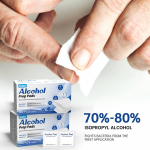 100 tk Kaasaskantavad Alkoholipuhastuspadjad Antiseptilised Steriliseerimispulgad Puhastuslapid 70%-80% Alkoholi Sisaldus 100 pieces/box
