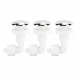 3 tk mullivanni keeratava vibuga mulli&otilde;hu otsikut vastupidavast PVC mullivanni &otilde;hujoa massaaživanni otsikust