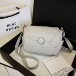 Kvaliteetne ehtsast nahast naiste crossbody-kott suure mahutavusega