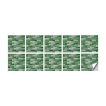 10tk komplekt Marmorist tellised Tr&uuml;kitud tapeet Seinakleebis Mosaiikmustriga Plaadikleebised K&ouml;&ouml;k Vannituba Dekoratiivne Tapeet Paberkile Isekleepuv 15cmx15cmx10PCS