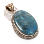Shattuckite Handmade Copper Jewelry Pendant 2.48 h9p84
