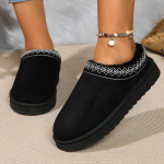 Botas t&eacute;rmicas de nieve para mujer. Botas sin tirantes con cordones y cierre de algod&oacute;n para oto&ntilde;o e invierno. Tallase 36-44 36