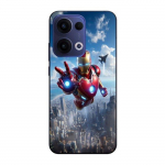 Coque de t&eacute;l&eacute;phone - Maniacase - Oppo Reno 13 5G - Iron Man Attaque - Silicone - Souple