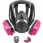 Kogu n&auml;o respiraator gaasimask:6800 Gaasmask Respiraatormask koos filtritega, Tolmumask Uduvastane Orgaaniliste aurude vastu must