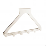 over The Door Hook Towel Hanger Sturdy Easy Installation Multifunction with 6 Hooks