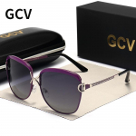 GCV Polariseeritud Naiste P&auml;ikeseprillid Naiste Gradientl&auml;&auml;tsed &Uuml;mmargused P&auml;ikeseprillid Ruudukujulised Luksusbr&auml;nd Oculos Lunette De Soleil Femme Polarized