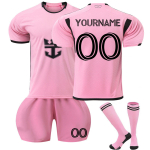Customized three-piece set of children's adult club jerseys 26