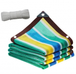 Aiavarjuriidest p&auml;ikesekaitsev&otilde;rgust kate koos r&otilde;ngastihendiga Plant Shed Sail Outdoor Pergola auto varikatuse terrass p&auml;ikesevarju v&otilde;rk 2*3m