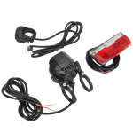 24V 36V 48V Elektriratta Eesmise ja Tagumise Tulede Komplekt Esitule ja Tagatulega koos Helisignaali Komplektiga