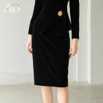 Sametjumalanna Professionaalne Naiste Salendav Seelik&uuml;likond Black Skirt