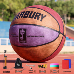 Suurus 7 Korvpall: PU Mikrokiud Nubuk, Sise-, Niiskust juhtiv, Kulumiskindel, Ideaalne noorte v&otilde;istlusteks ja treeninguteks Size 6 (Women's Competition)