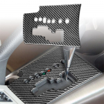 S&uuml;sinikkiust sisemine k&auml;iguvahetuspaneeli katte trimm Toyota RAV4 2006-2012 jaoks