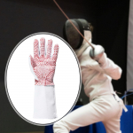 T&otilde;kkejooksu kindad m&otilde;&otilde;ga epee varustus vasak k&auml;si s&uuml;nteetiline nahk libisemisvastane varustus XS