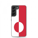 Coque T&eacute;l&eacute;phone &ndash; Samsung &ndash; Galaxy S23 Plus &ndash; Drapeau Groenland &ndash; Souple &ndash; mitmev&auml;rviline