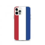 Coque iPhone &ndash; Drapeau Pays-Bas &ndash; iPhone 12 Pro &ndash; Supp &ndash; Mitmev&auml;rviline &ndash; Vertikaalne