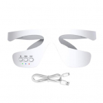 Punase valguse teraapia prillid Silmaalune masseerija Kaasaskantav silmade hooldusseade LED Silmade Perfektor kortsude eemaldamiseks Naha pinguldamine valge