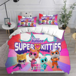 Super Kiisud Kittydale Voodipesukomplekt Multikas Kassivoodi Tarvikute Komplekt Laste Tekikate Vooditekkide Komplekt Voodipesu S&uuml;nnip&auml;evakingitused 100x135cm